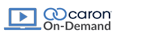Caron Treatment Centers logo, on-demand computer icon